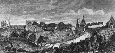 Panorama Szydłowa 1869 r.