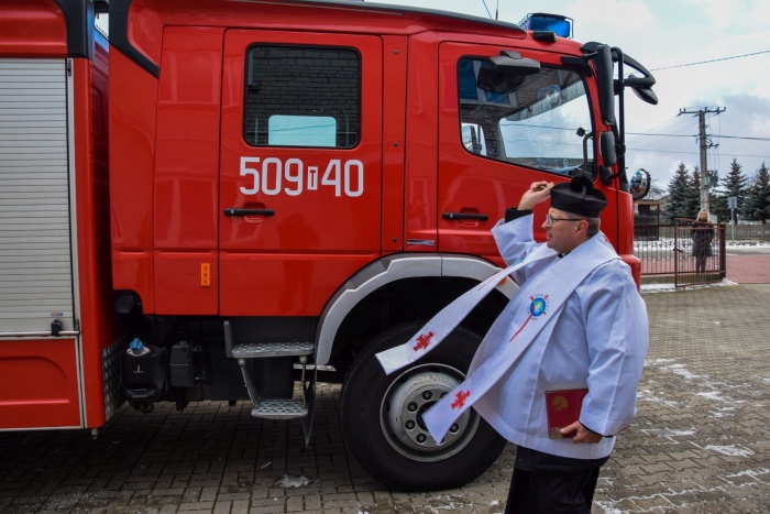 Wola Żyzna OSP nowy wóz strażacki