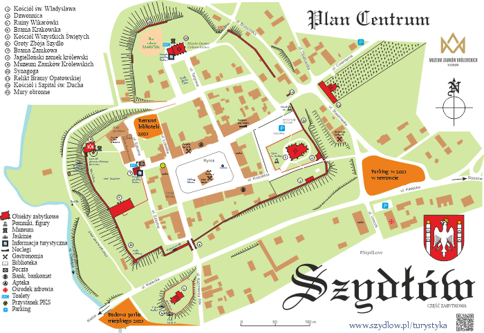 Turystyczny plan Szydłowa