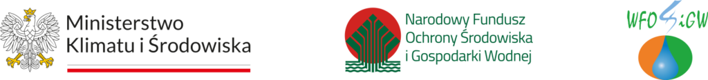 Logotypy Ministerstwo Klimatu i Środowiska, Narodowy Fundusz Ochrony Środowiska i Gospodarki Wodnej w Warszawie, Wojewódzki Fundusz Ochrony Środowiska i Gospodarki Wodnej w Kielcach
