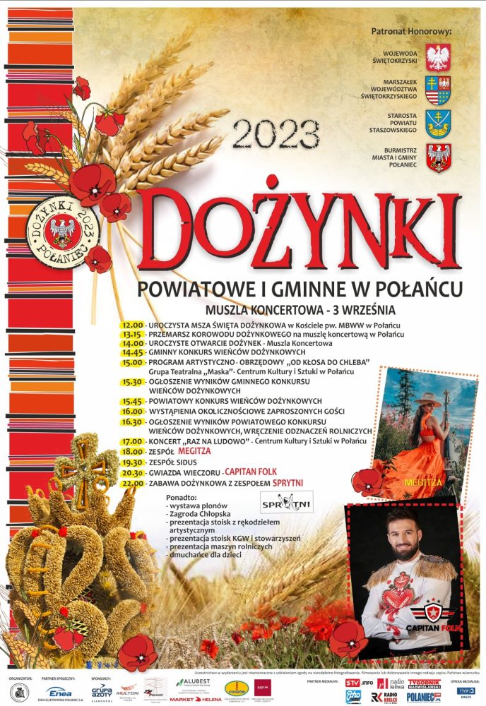 Dożynki Powiatu Staszowskiego w Połańcu