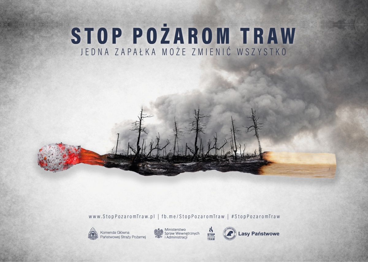 Stop pożarom traw na terenie powiatu staszowskiego