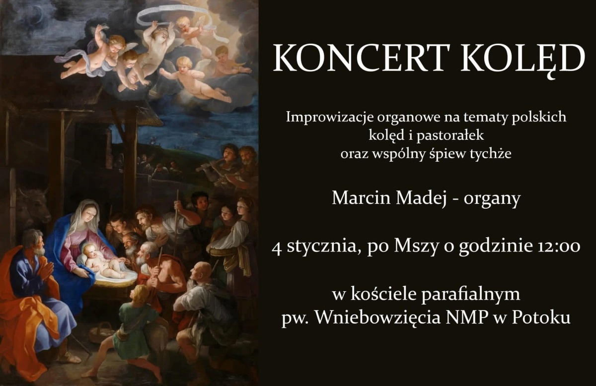 Zaproszenie na&nbsp;Koncert Kolęd w&nbsp;Potoku