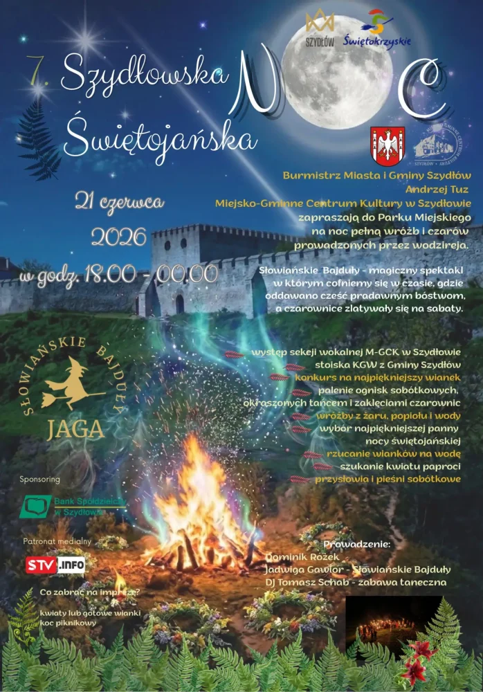 Zapraszamy na 7. Szydłowską Noc Świętojańską